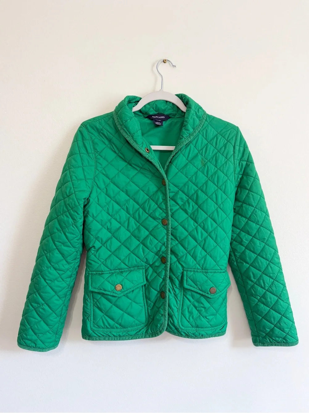 Ralph Lauren Girl’s Quilted Jacket Size 16 XL Green